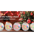 Snowy River Holiday Cinnamon Flavored Cocktail Sugar  Add Glamor and Sensational Flavor to Your Holiday Cocktails Margaritas Drinks and other beverages  3oz Gift Tin Cinnamon