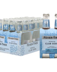 Fever Tree Club Soda  Premium Quality Mixer  Refreshing Beverage for Cocktails  Mocktails Naturally Sourced Ingredients No Artificial Sweeteners or Colors  200 ML Bottles  Pack of 24