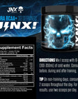 JNX SPORTS The Jinx! Hydra BCAA+ Post Workout Recovery Drink - Hydration with Electrolytes for Men & Women - 30 Serving, Blue Raspberry