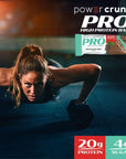 Power Crunch PRO Protein Wafer Bars High Protein Snacks with Delicious Taste Chocolate Mint 20 Ounce 4 Count