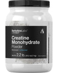 Creatine Monohydrate Powder | 2.2lbs (35.2 oz) | HPLC Purity Tested | Vegetarian, Non-GMO, & Gluten Free Supplement | by Horbaach