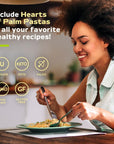 Natural Heaven Hearts of Palm Pasta, Spaghetti Noodles - Low Carb Pasta, Gluten-Free, Paleo, Keto Pasta Noodles, Plant-Based Healthy Food, 9 Oz