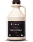 Vifranc Organic US Grade A Maple Syrup Very Dark 32 Ounce