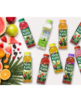 OKF Aloe Vera King Drink Flavors includes Coco Original Grape Mango Pineapple Watermelon Pomegranate Gold Kiwi Peach and Strawberry 10 flavor variety pack 10