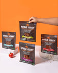 Noble Jerky - Healthy Vegan Jerky, Vegetarian Snacks, 4 Bags (2.47 oz Bag)