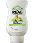 Kiwi Reàl Infused Exotics Kiwi Puree Infused Syrup 169 FL OZ Squeezable Bottle Pack of 3