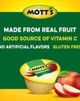 Motts Applesauce 4 Oz Cups 18 Count No Artificial Flavors Good Source Of Vitamin C Nutritious Option For The Whole Family