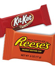 REESE'S and KIT KAT Milk Chocolate Assortment Snack Size, Individually Wrapped Candy Bulk Variety Bag, 44.23 oz (85 Pieces)