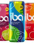 iba Healthy Energy Drink Variety Pack Clean Energy 0 Sugar Sparkling Low Calorie Plant Based Guarana  Copaiba For Immune Support Non GMO Functional 150mg Caffeine 12 Fl Oz 12 Pack