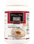 ProtiDiet High Protein Maple Brown Sugar Oatmeal 15g Protein Low Calorie Low Carb Low Fat Sugar Free Instant Diet Oatmeal Mix KETO Friendly Ideal Protein Compatible 20 Serving Jug