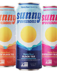 Sunny Provisions  Slightly Sweet Tea Variety 12 Pack  slightly sweet black tea natural flavors citric acid NONGMO