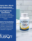 Bariatric Fusion ONE Per Day Bariatric Hair, Skin & Nails REJUVENATOR | Includes Biotin, B12, and B1 | 60 Count