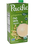 Pacific Foods Original Organic Oat Milk Plant Based Milk 32 oz Carton