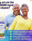 Passion 4 Life Mega Liquid Multivitamins, Trace Minerals, Amino Acids, Turmeric for Adults, Men, Women, Teens, Kids, Non-GMO, No Soy, No Dairy