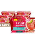 Del Monte Refreshers Red Grapefruit in Guava Fruit Water Cups 7 Ounce 2 Count per Pack Pack of 6