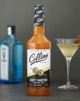 Collins Dirty Martini Mix Made With Real Olive Brine for the Bold Flavor You Need Classic Cocktail Recipe Ingredient Bartender Mixer Drinking Gifts Home Cocktail bar 32 fl oz