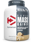 Dymatize Super Mass Gainer Protein Powder, 1280 Calories & 52g Protein, Gain Strength & Size Quickly, 10.7g BCAAs, Mixes Easily, Tastes Delicious, Gourmet Vanilla, 6 Pound (Pack of 1)