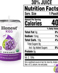 Honest Juice Boxes for kids Organic Juice  Juice Box of Apple Juice Berry Lemonade Grape  Fruit Punch has No Added Sugar and Tasty Juice Drink for Adult and Kids  6 Fl oz Each BETRULIGHT Variety Pack of 8 Grapes