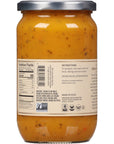 Lucini Organic Golden Tomato Sauce  Classic Italian Sauce in Glass Jar  Fresh Organic Tomatoes  No Sugar Added Pasta Sauce 24 oz