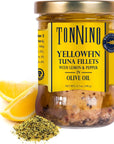 Tonnino Tuna Fillets  Lemon and Pepper Olive Oil  67 Ounce Pack of 6