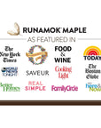 Runamok Organic Maple Syrup Sampler  Smoke  Barrels Vermont Maple Syrup Pairing Collection  2 oz 4 count  60mL  Unique Smoked and Barrel Aged Maple Syrup I Real Maple Syrup