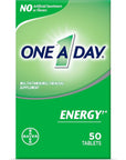 One A Day Energy Multivitamin, Supplement with Vitamin A, Vitamin C, Vitamin D, Vitamin E and Zinc for Immune Health Support*, Caffeine, Biotin, B6, B12 & more, Tablet 50 count