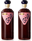 Ghia NonAlcoholic Berry Apéritif  500ml 2Pack  Botanical MediterraneanInspired Spirit Cocktail Mixer with Notes of Strawberry Black Currant  Rosemary  Vegan No Added Sugar No Artificial Flavors CaffeineFree