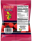 Haribo Gummi Candy  Soft  Chewy Delicious Gummies Pack of 3 Share Size Peg Bags  Bonus Mystery Candy 5 oz Raspberries