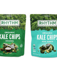 Rhythm Superfoods Variety 11 Pack- Rhythm Snacks Kale Chips, Rhythm Broccoli Bites Vegetable Chips, Mushroom Chips, Rhythm Cauliflower Bites, Vegetable Snacks. Christmas Stocking Stuffer Candy