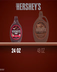 HERSHEYS Chocolate Syrup Bottle 24 oz