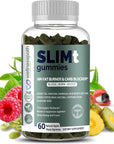 SLIMt Weight Loss & Appetite Control Gummies, Thermogenic Metabolism Booster, Helps with Weight Loss for Women & Men, Natural Energy Booster, 60 Counts - Wellnesspath Rx and Health Solutions