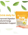 Rapid Fire Slim Tea 14 Day Herbal Teatox Blend of Natural Herbs and Botanicals Supports Healthy Weight Management Supports Metabolism Delicious Lemon Flavor 14 Servings