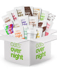 Oats Overnight  Ultimate Variety Pack High Protein High Fiber Breakfast Shake  Gluten Free Non GMO Oatmeal Chocolate Chip Cookie Dough Banana Bread  More 16 Pack  BlenderBottle