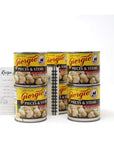 Giorgio Pieces and Stems Mushrooms 4 Oz 6 x 4 oz Cans of Giorgio Mushrooms Pieces and stems Bundled with JFS Recipe Card