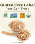 GF Harvest Gluten Free Organic Quick Oats 32 Ounce Bag Pack of 2