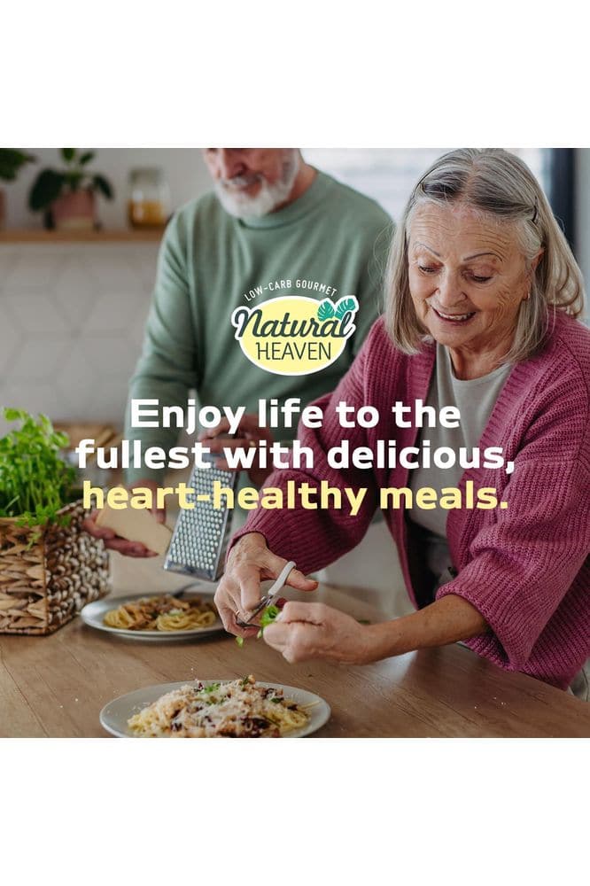 Natural Heaven Hearts of Palm Pasta, Angel Hair Noodles - Low Carb Pasta, Gluten-Free, Paleo, Keto Pasta Noodles, Plant-Based Healthy Food, 9 Oz