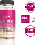 Hairfinity Hair Vitamins - Scientifically Formulated with Biotin, Amino Acids, Supplement That Helps Support Hair Growth - Vegan - 60 Veggie Capsules (1 Month Supply)