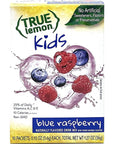 True Lemon Kids Variety 1 of each Blue Raspberry Wild Watermelon Strawberry Banana 10 Count Pack of 3 with By the Cup Mood Spoons