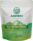 Aspen Naturals Pea Protein Powder (5 lb) Unflavored, Plant Based, Gluten Free, Non-GMO Vegan Protein Powder and Keto & Low Carb