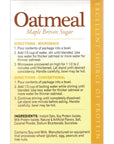 Nutmeg State Nutrition HealthyWise  High Protein Oatmeal 15g Protein Low Calorie High Fiber Low Sugar Low Fat Ideal Protein Compatible 7 Servings Per Box Maple Brown Sugar