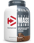 Dymatize Super Mass Gainer Protein Powder, 1280 Calories & 52g Protein, 10.7g BCAAs, Mixes Easily, Tastes Delicious, Rich Chocolate, 6 lbs