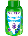 Vitafusion Ashwagandha Gummies -Clinically Shown Adaptogen Sensoril Ashwagandha 125mg Per Serving - Help Manage Stress - Chewable Gummy Vitamins/ Alternative to Liquid Capsules Drops Powder, 60 Count