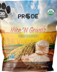 Pride Foods Rice N Grinds 100 Natural Hot Rice Cereal Unflavored 30 Servings 444oz