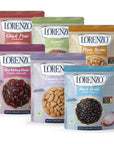 Lorenzo Foods Meals Ready to Eat Fresh  Delicious Microwave Meals  PreCooked Legume Variety Pack with Pinto Beans Black Beans Lentils Read Kidney Beans Chickpeas Canary Beans  6 x 15oz Pcs