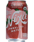 Nixie Organic Strawberry Hibiscus Sparkling Water 8 Pack Non GMO 96 Fluid Ounce Pack of 3