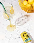 Q Mixers Elderflower Tonic Water Premium Cocktail Mixer Made with Real Ingredients 75oz Can  5 PACK