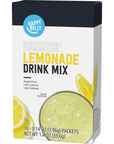 Amazon Brand  Happy Belly Drink Mix Singles Lemonade 014 ounce Pack of 10 Previously Solimo