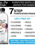 Bay Bay Water  Purified Distilled Water for Babies  169 oz  Use for Everyday Drinking Infant Formula Milk and Baby Cereal  BPA Free  No Fluoride Phosphate  Prevent Mineral Overload  24