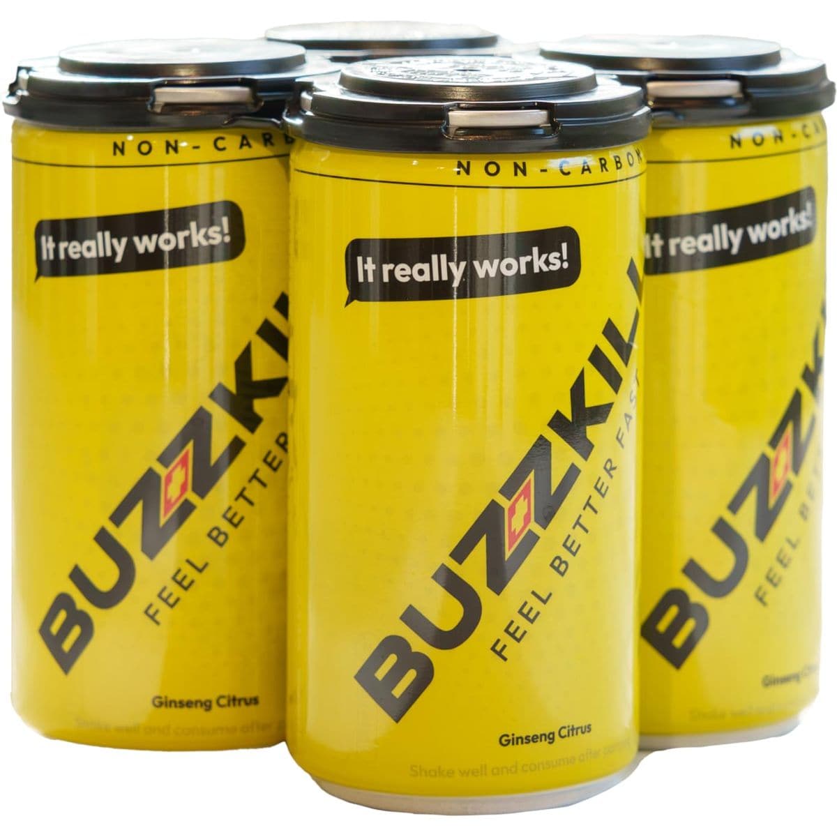 BuzzKill Recovery Drink Feel Better The Next Day 85 oz Pack of 4