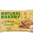 Nature's Bakery Oatmeal Crumble Apple Bars, 1.41 Oz, 6 Ct